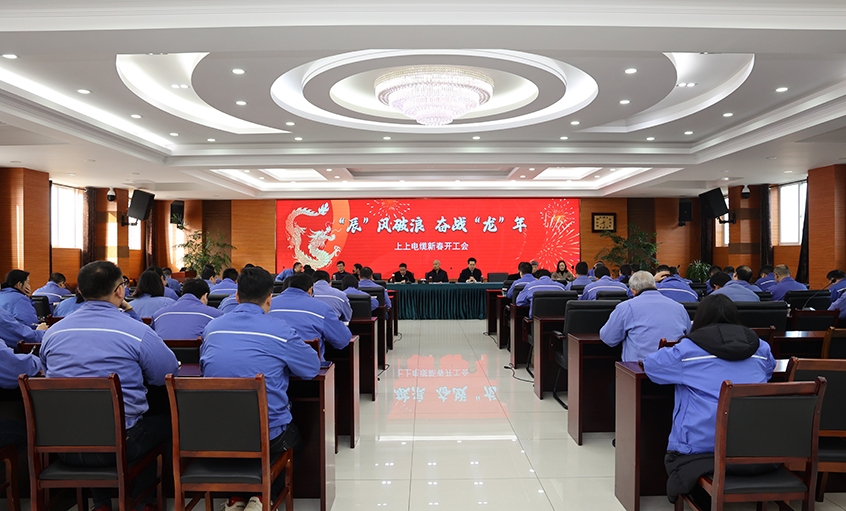 “辰”風(fēng)破浪盘胯，奮戰(zhàn)“龍”年——上上電纜開工大吉